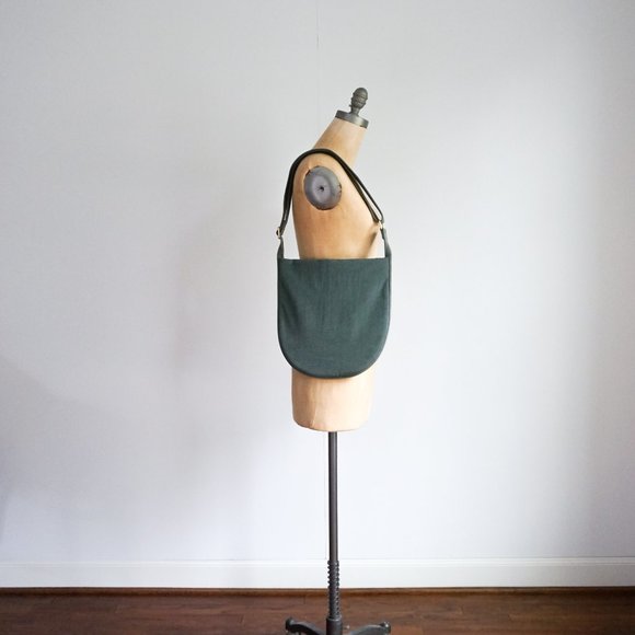 Green Skagen Nylon Hobo with an Adjustable Strap - Picture 1 of 5